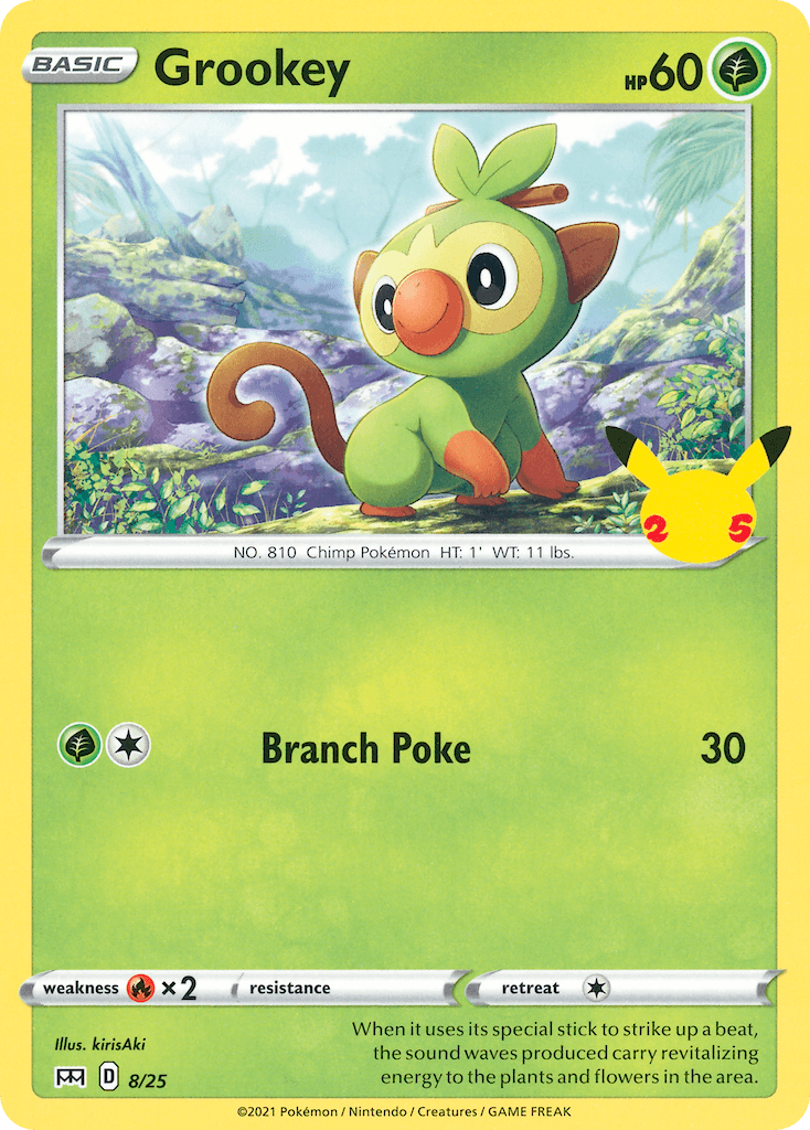 Grookey, kortbilde fra pokemontcg.io
