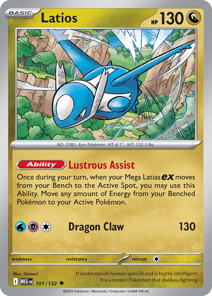 Latios, kortbilde fra pokemontcg.io