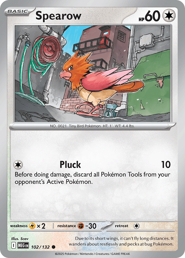 Spearow, kortbilde fra pokemontcg.io