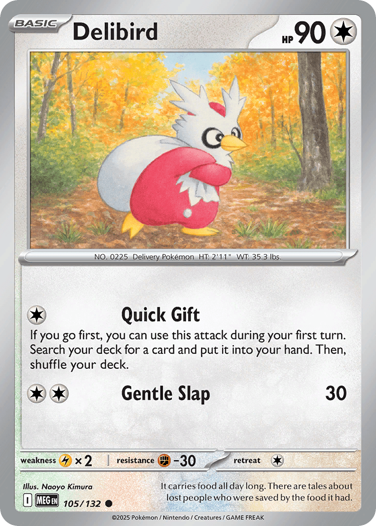 Delibird, kortbilde fra pokemontcg.io
