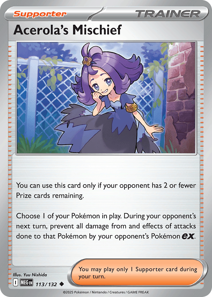 Acerola's Mischief, kortbilde fra pokemontcg.io