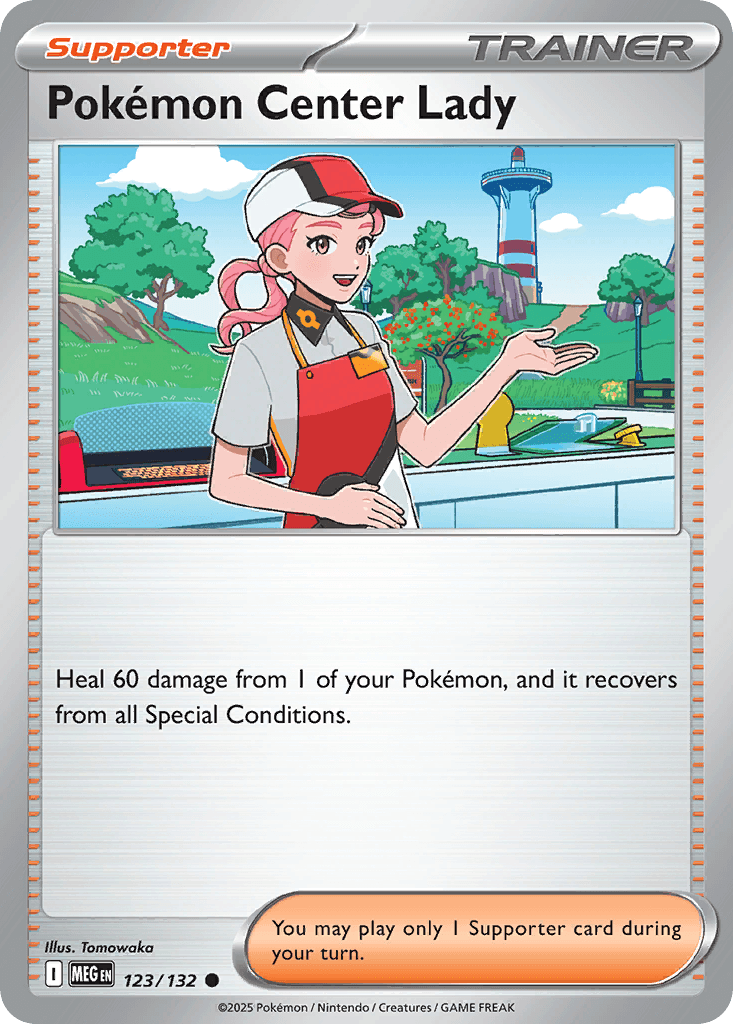 Pokémon Center Lady, kortbilde fra pokemontcg.io