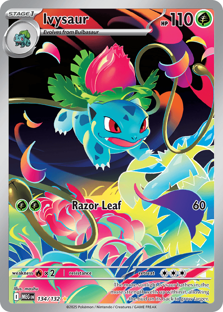Ivysaur, kortbilde fra pokemontcg.io