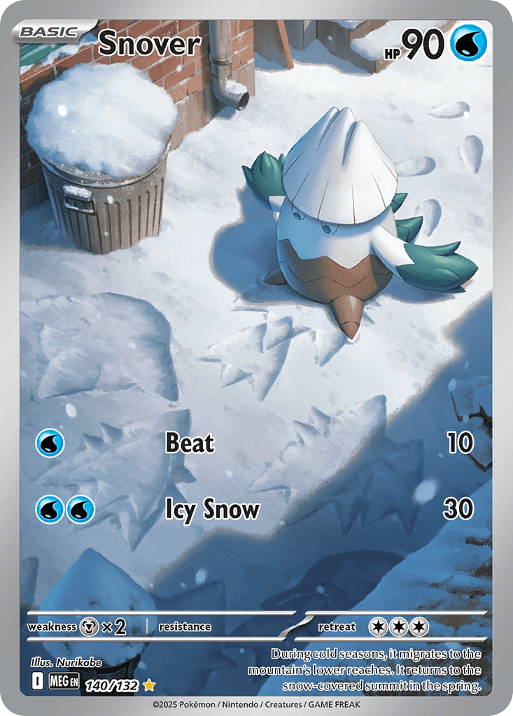 Snover, kortbilde fra pokemontcg.io