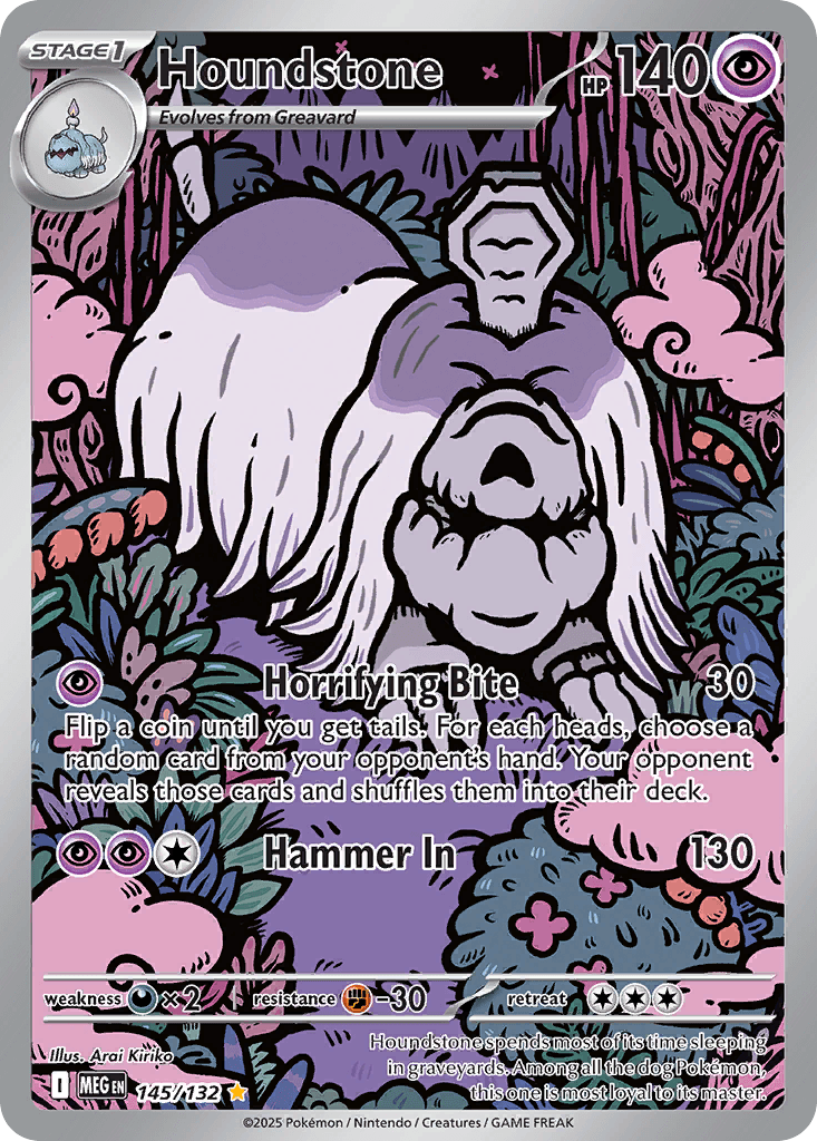 Houndstone, kortbilde fra pokemontcg.io