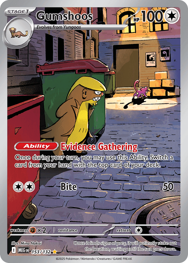 Gumshoos, kortbilde fra pokemontcg.io