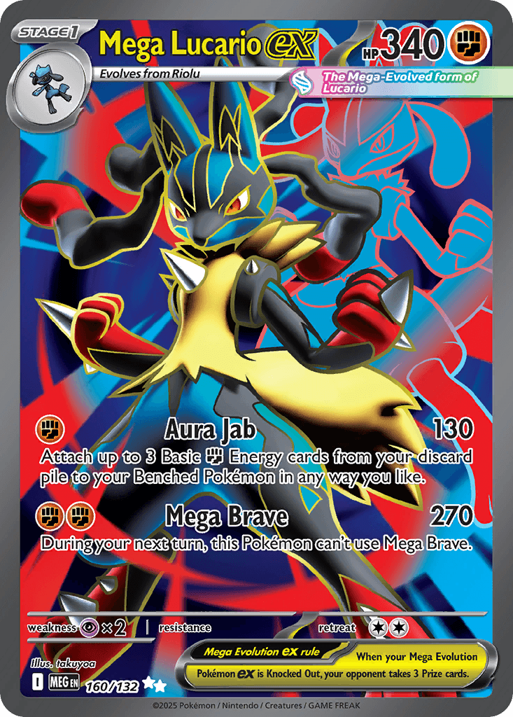 Mega Lucario ex, kortbilde fra pokemontcg.io