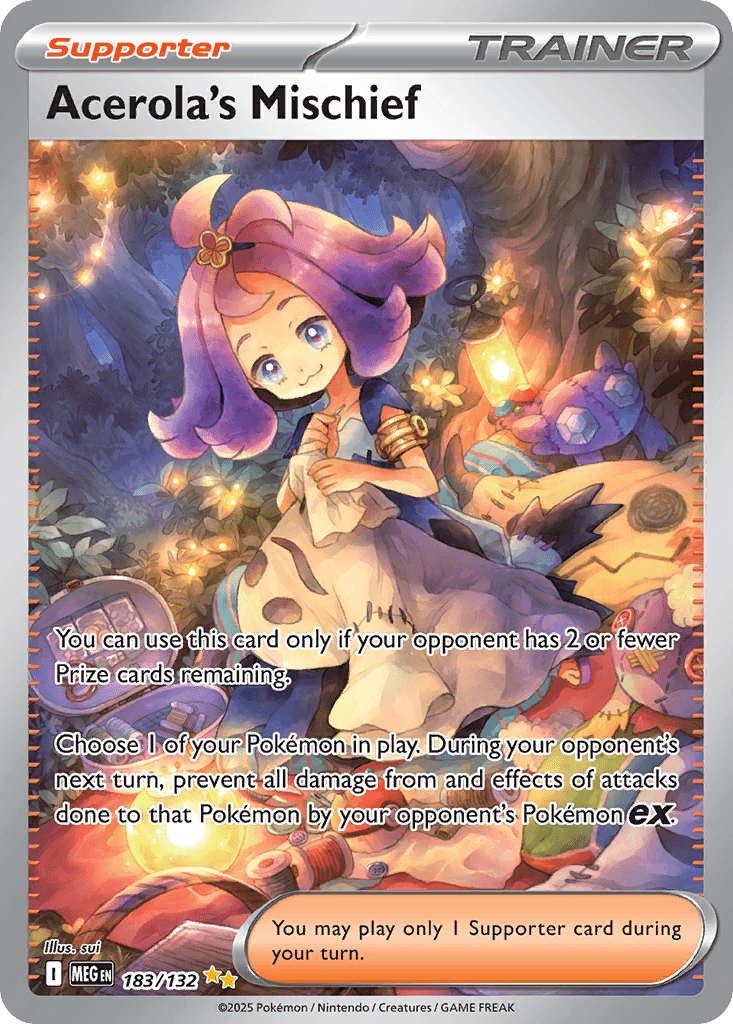 Acerola's Mischief, kortbilde fra pokemontcg.io