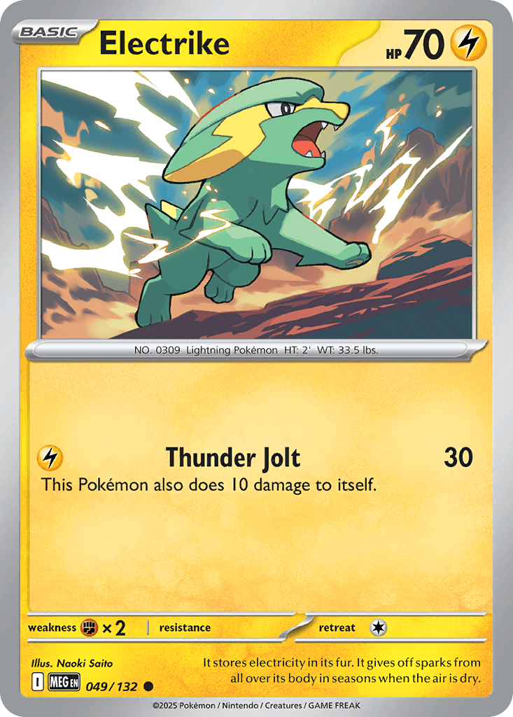 Electrike, kortbilde fra pokemontcg.io