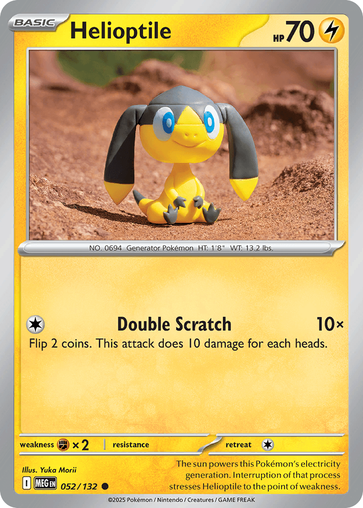 Helioptile, kortbilde fra pokemontcg.io
