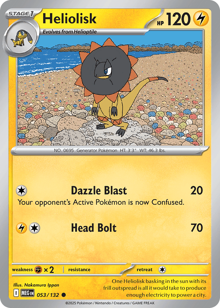 Heliolisk, kortbilde fra pokemontcg.io