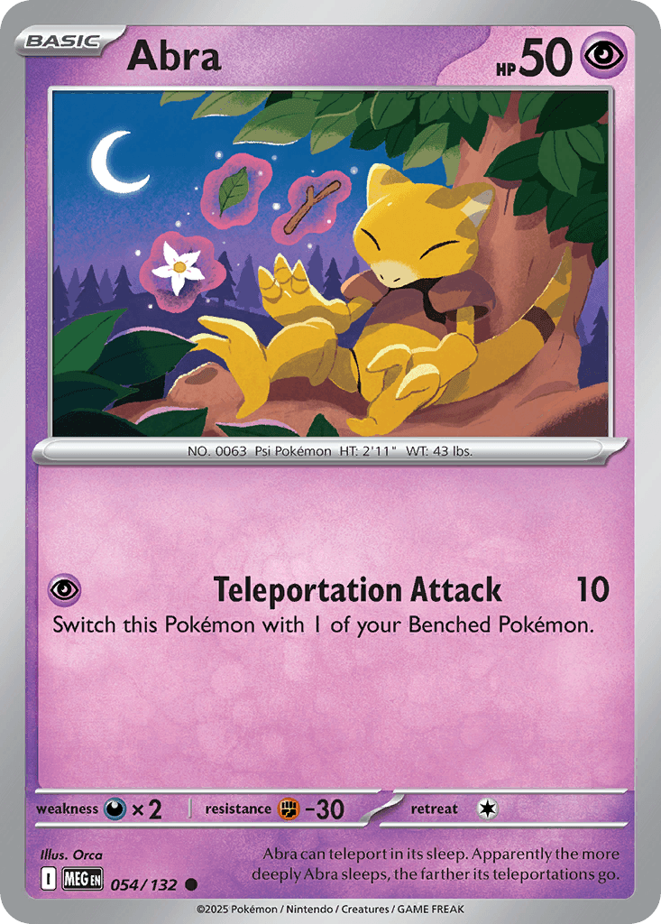 Abra, kortbilde fra pokemontcg.io