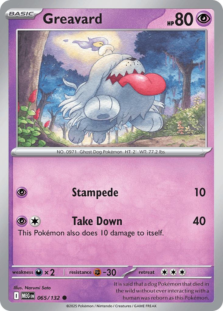 Greavard, kortbilde fra pokemontcg.io