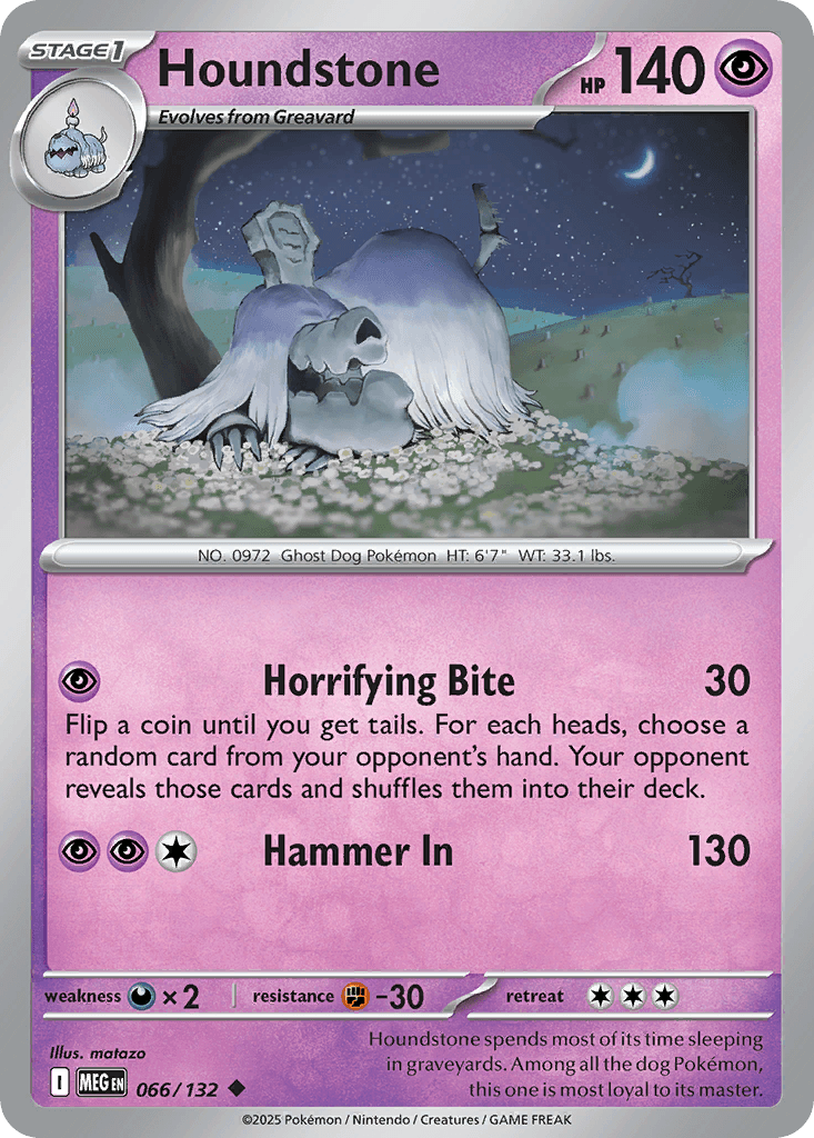 Houndstone, kortbilde fra pokemontcg.io