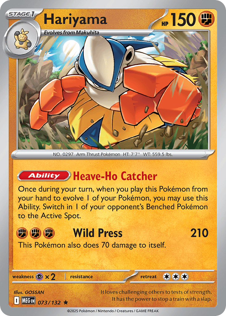 Hariyama, kortbilde fra pokemontcg.io