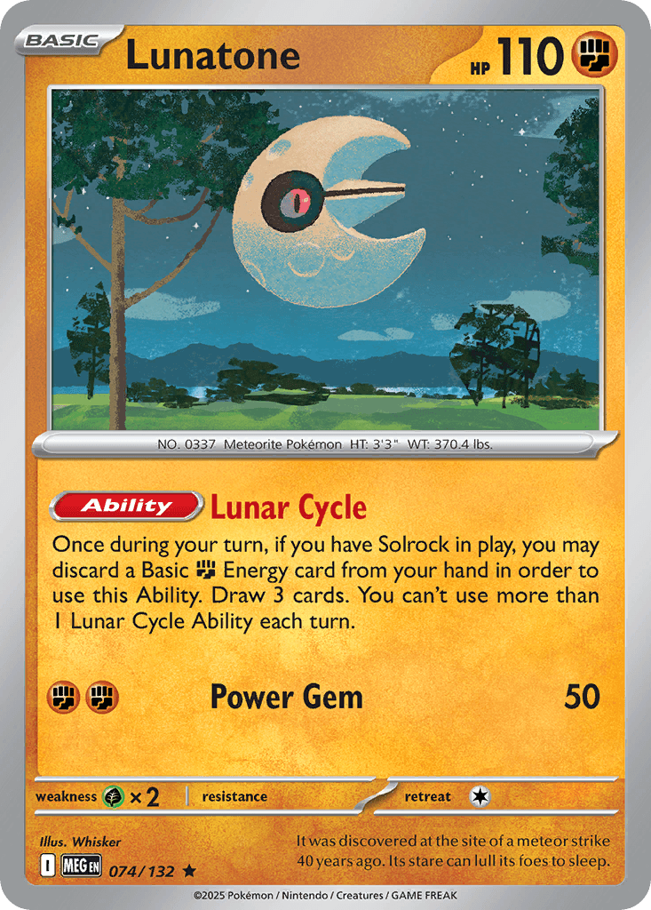 Lunatone, kortbilde fra pokemontcg.io
