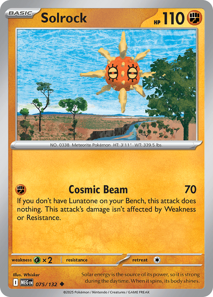 Solrock, kortbilde fra pokemontcg.io