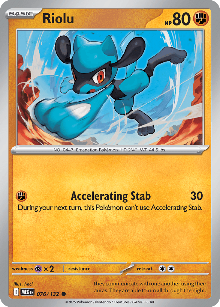 Riolu, kortbilde fra pokemontcg.io