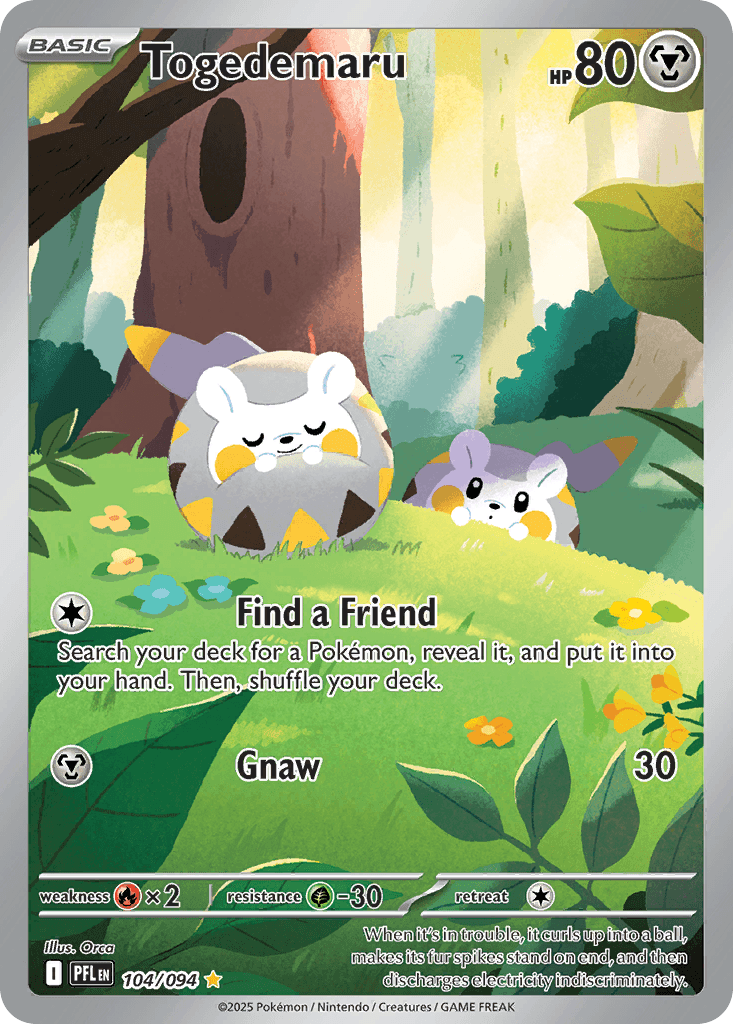 Togedemaru, kortbilde fra pokemontcg.io