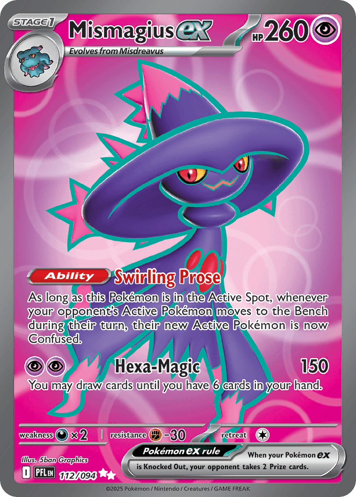 Mismagius ex, kortbilde fra pokemontcg.io