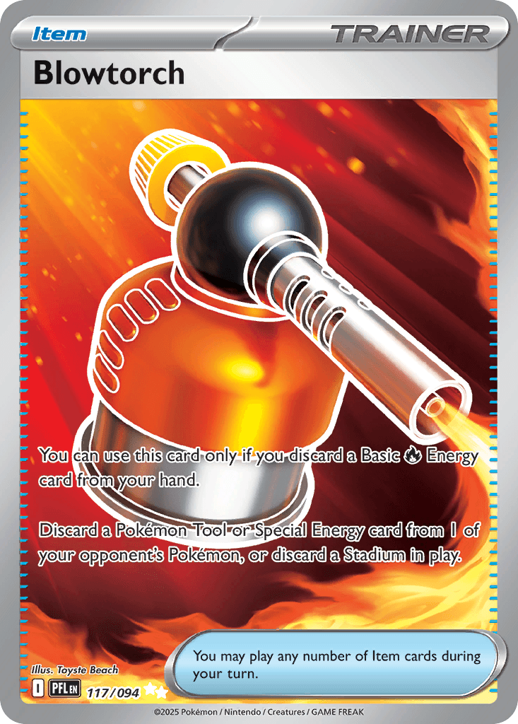 Blowtorch, kortbilde fra pokemontcg.io