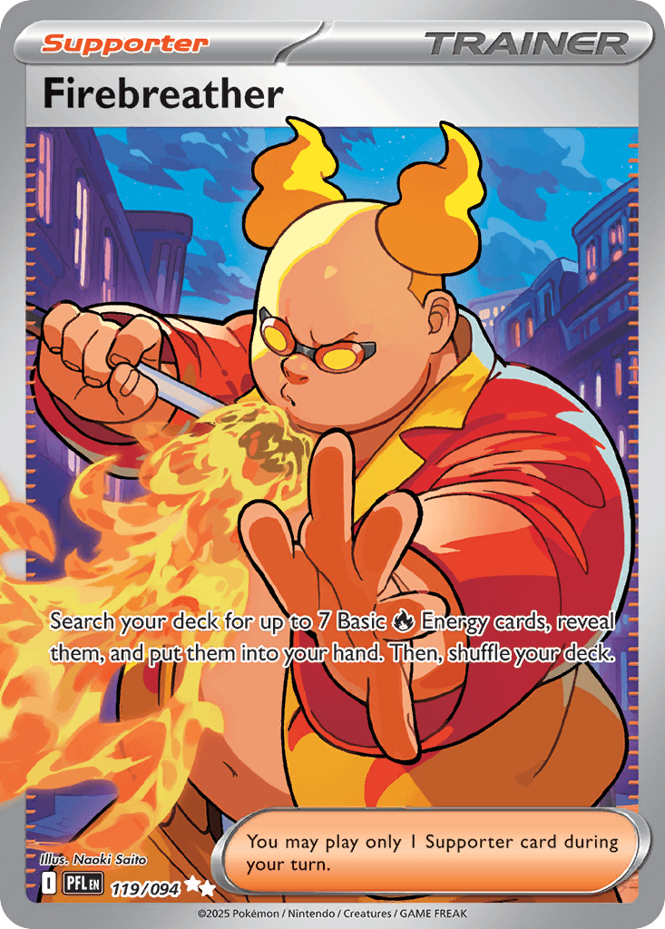Firebreather, kortbilde fra pokemontcg.io