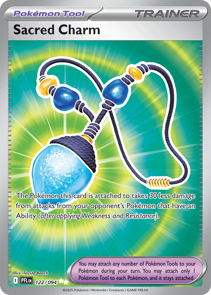 Sacred Charm, kortbilde fra pokemontcg.io