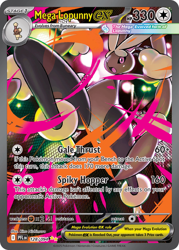 Mega Lopunny ex, kortbilde fra pokemontcg.io