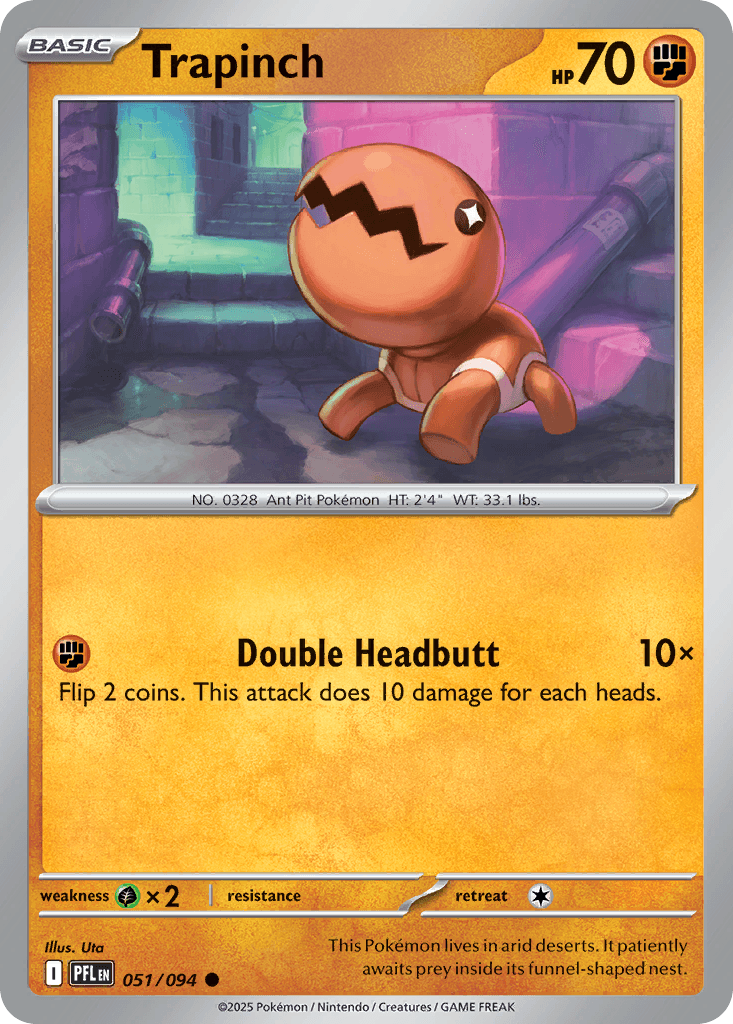 Trapinch, kortbilde fra pokemontcg.io