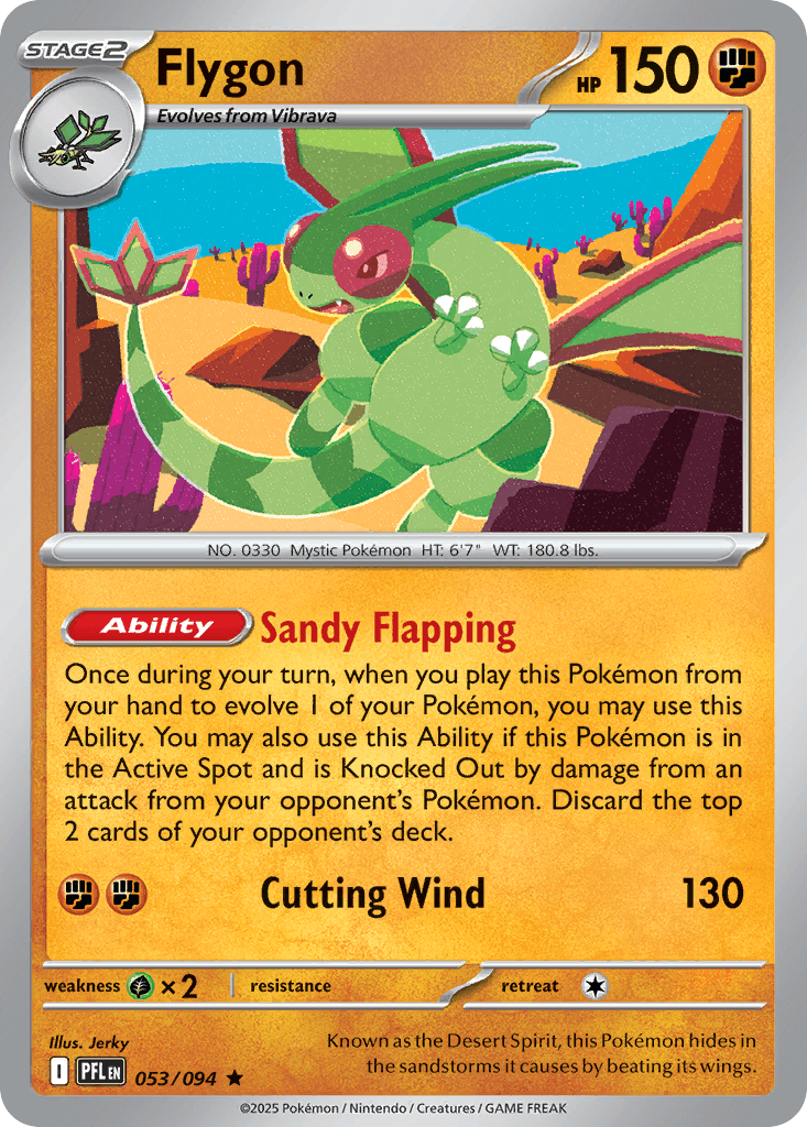 Flygon, kortbilde fra pokemontcg.io