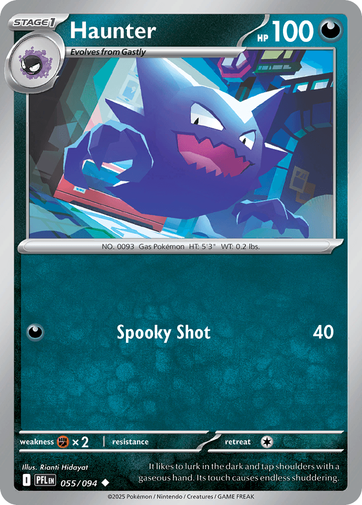 Haunter, kortbilde fra pokemontcg.io