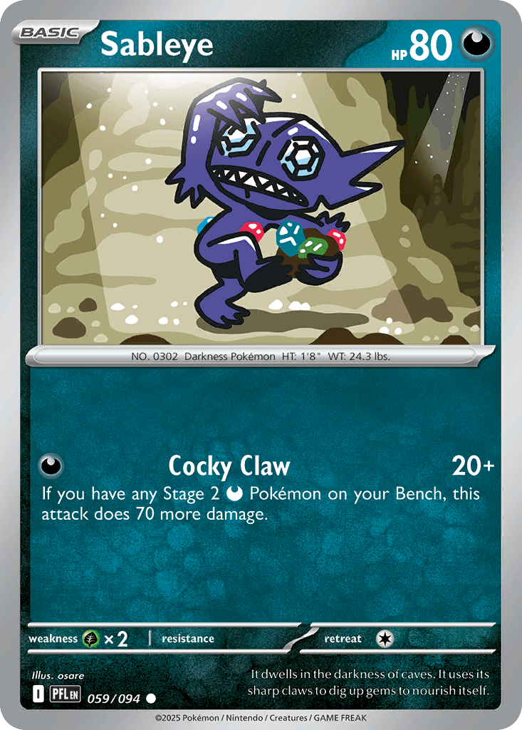 Sableye, kortbilde fra pokemontcg.io