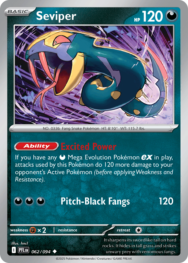 Seviper, kortbilde fra pokemontcg.io