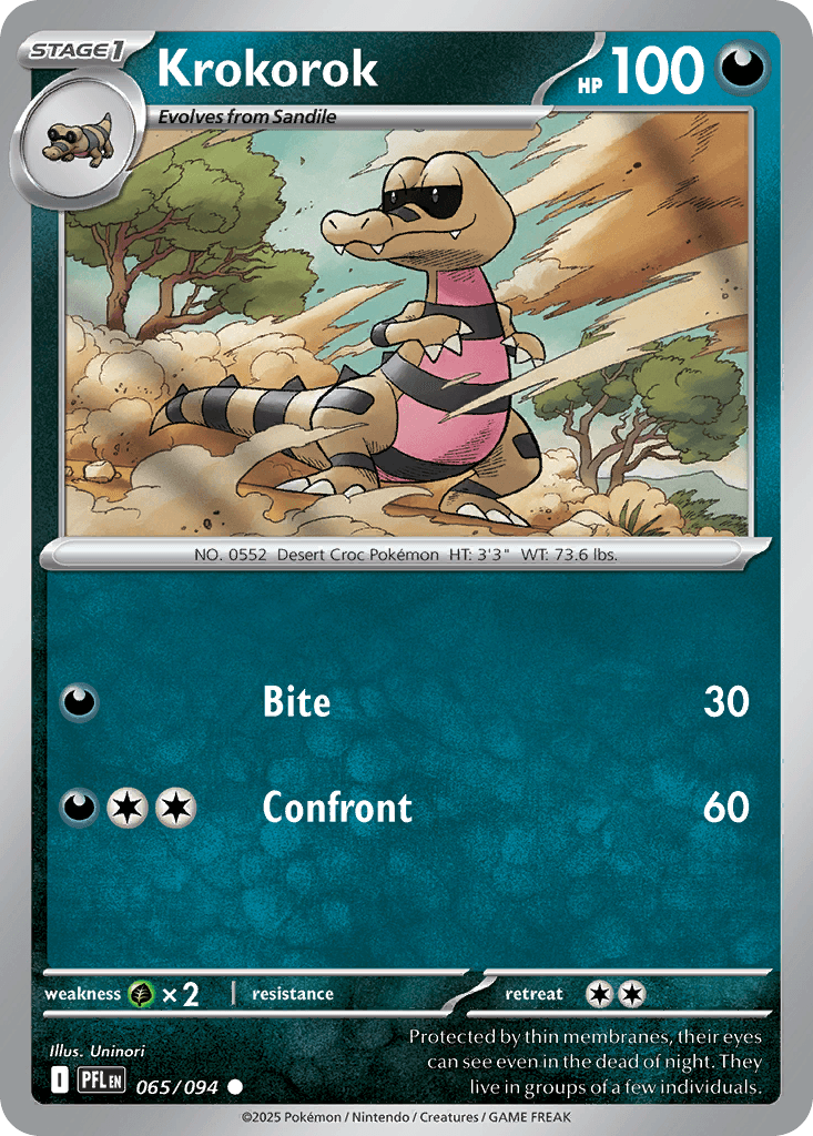 Krokorok, kortbilde fra pokemontcg.io