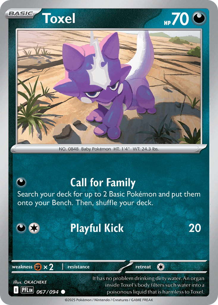 Toxel, kortbilde fra pokemontcg.io