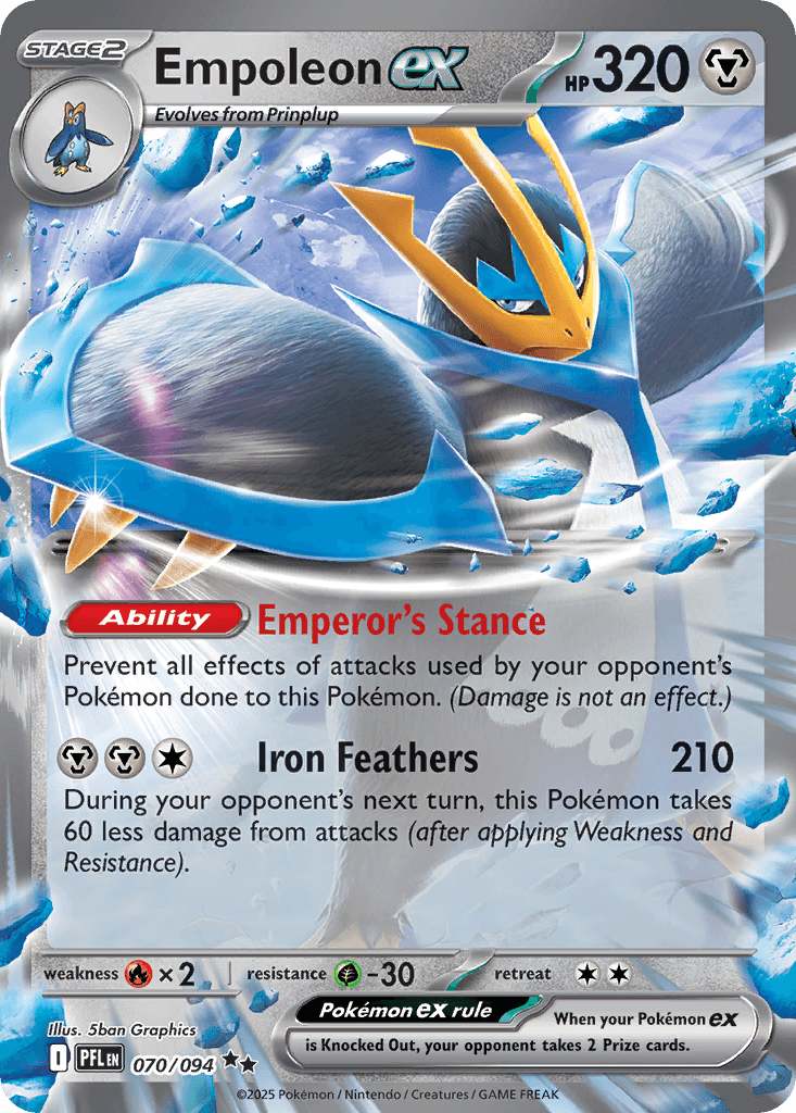 Empoleon ex, kortbilde fra pokemontcg.io