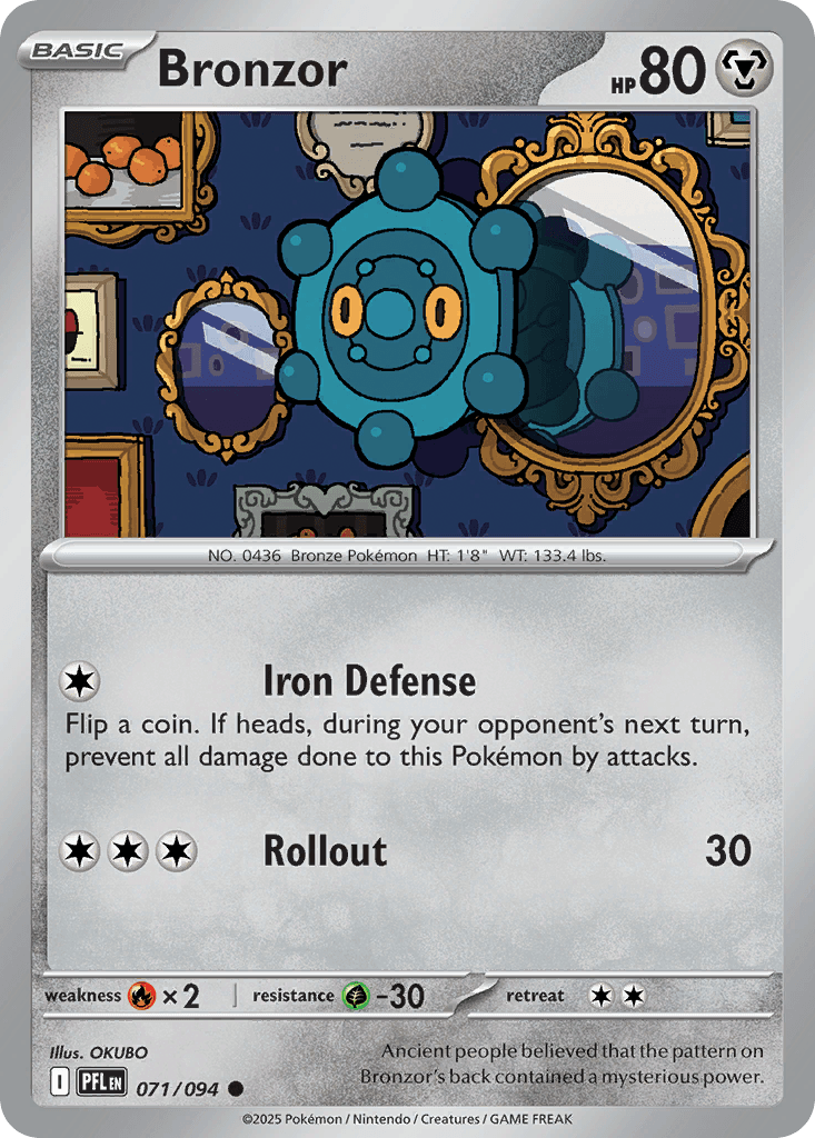 Bronzor, kortbilde fra pokemontcg.io