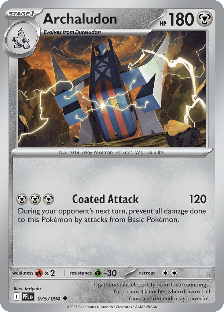 Archaludon, kortbilde fra pokemontcg.io