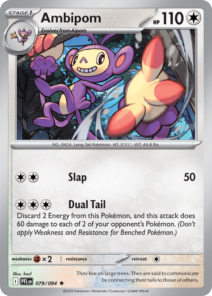 Ambipom, kortbilde fra pokemontcg.io