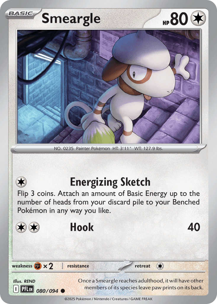 Smeargle, kortbilde fra pokemontcg.io