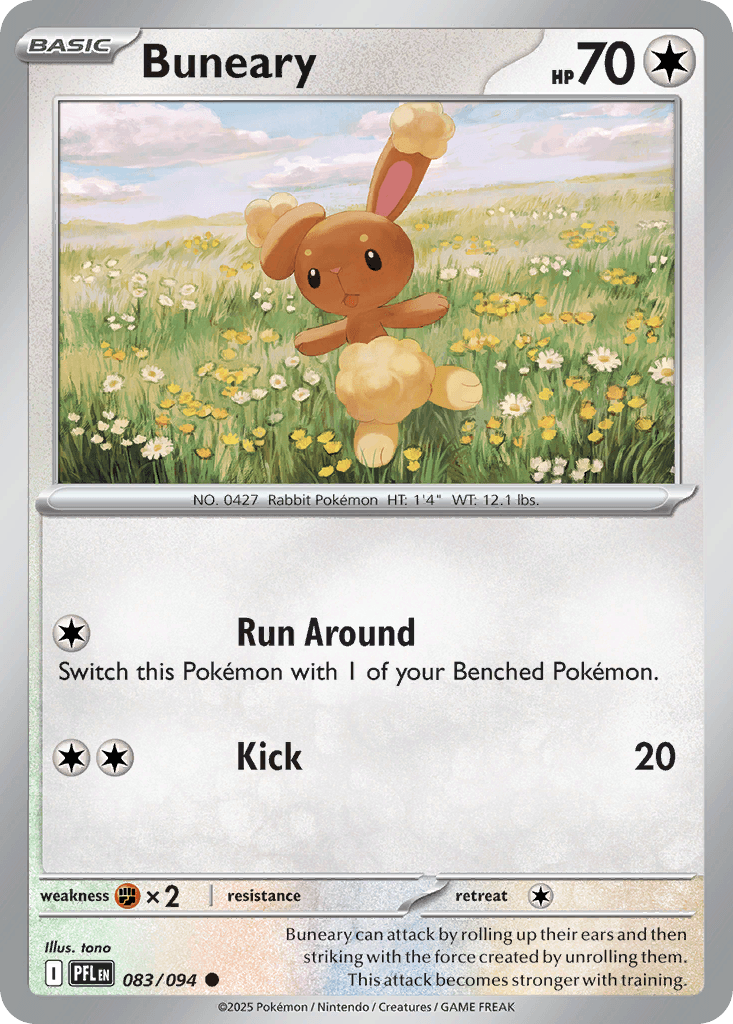 Buneary, kortbilde fra pokemontcg.io