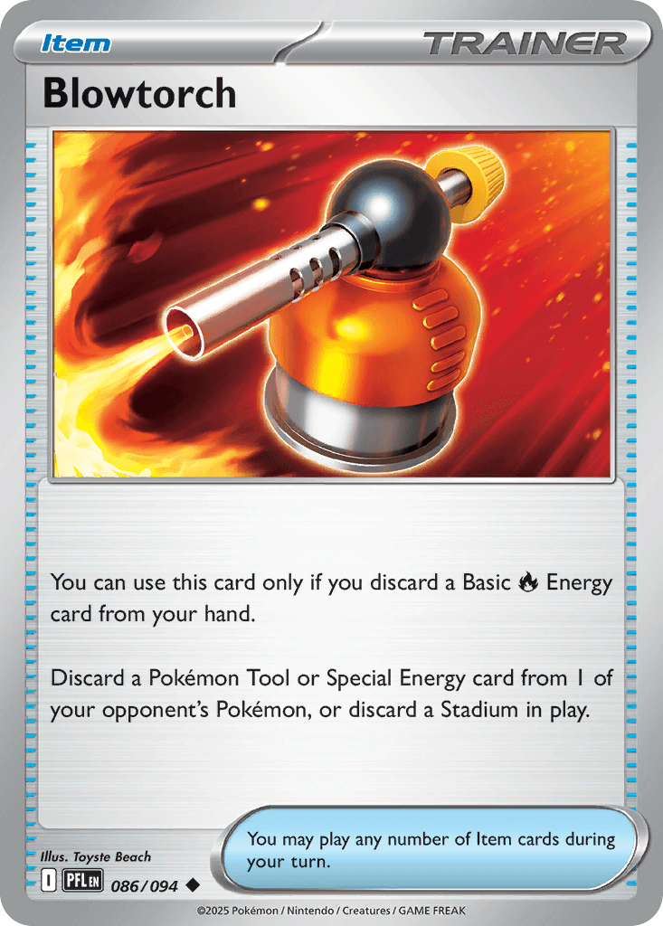 Blowtorch, kortbilde fra pokemontcg.io