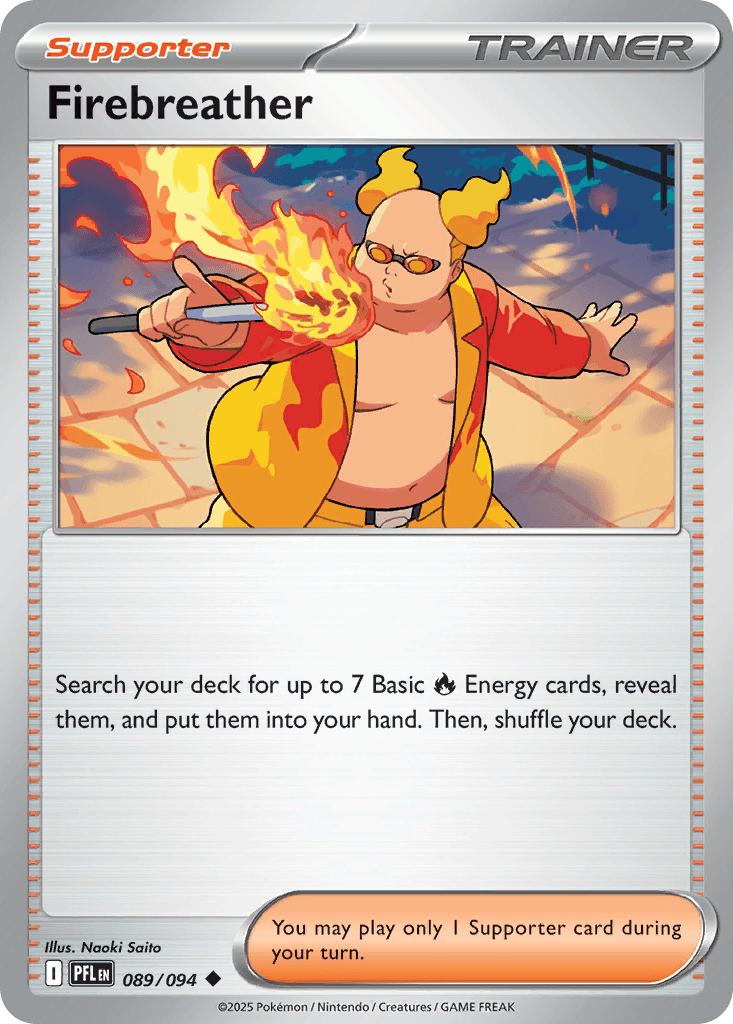 Firebreather, kortbilde fra pokemontcg.io