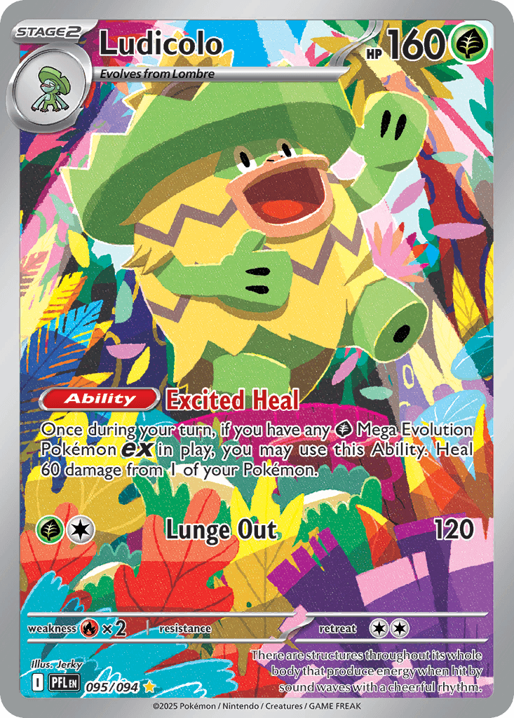 Ludicolo, kortbilde fra pokemontcg.io