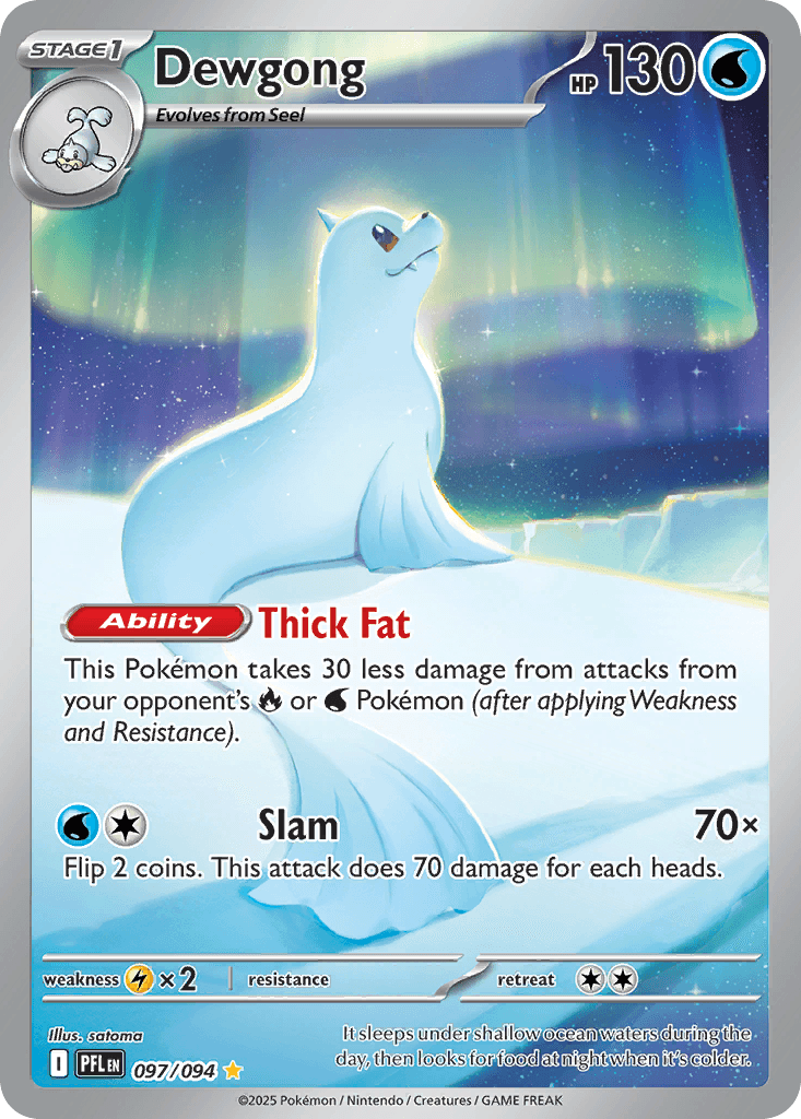 Dewgong, kortbilde fra pokemontcg.io