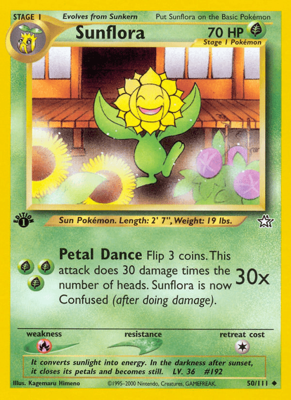 Sunflora, kortbilde fra pokemontcg.io