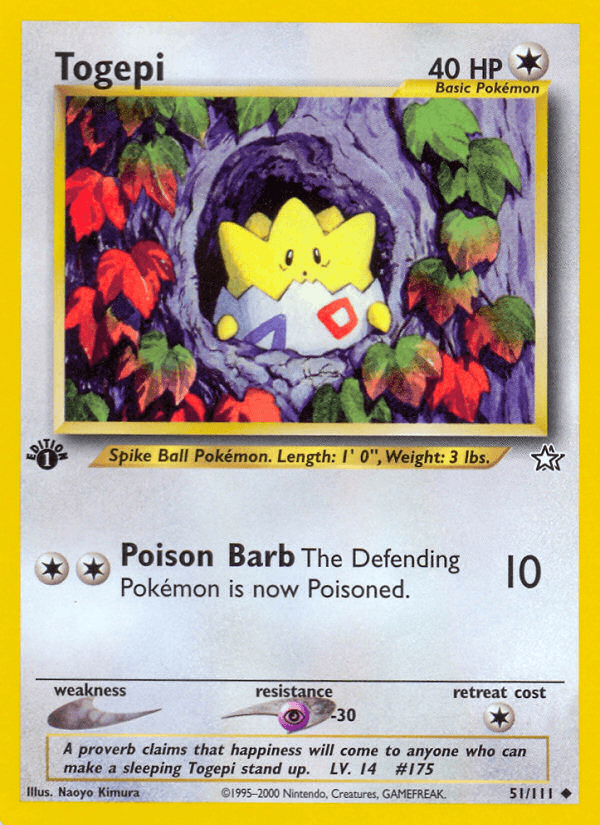 Togepi, kortbilde fra pokemontcg.io