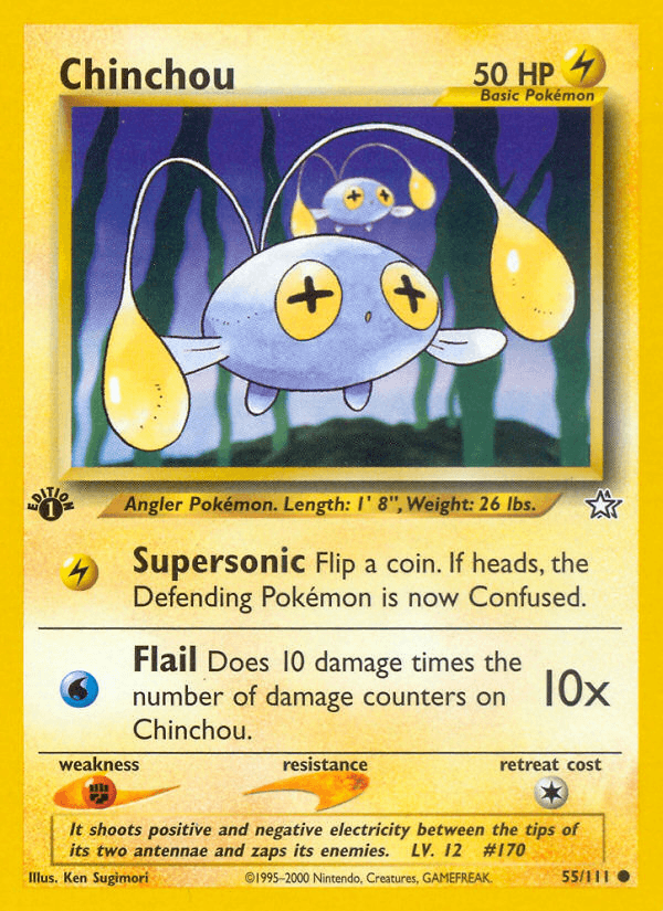 Chinchou, kortbilde fra pokemontcg.io