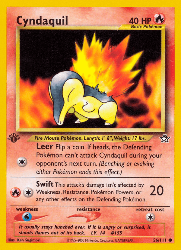 Cyndaquil, kortbilde fra pokemontcg.io