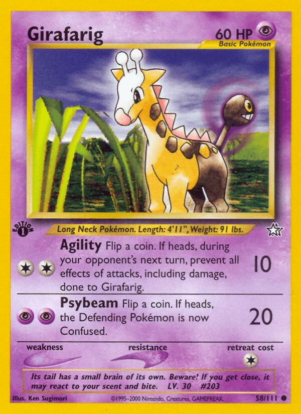 Girafarig, kortbilde fra pokemontcg.io